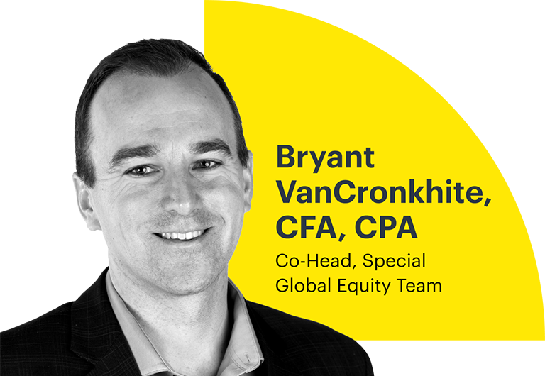 Headshot of Bryant VanCronkhite, Head of ARYEX’s Special Global Equity team.