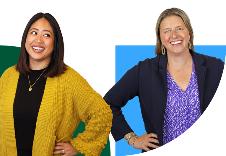 ARYEX employees Christine and Courtney